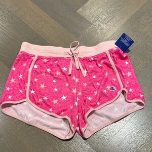 Champion Pink Star Patterned Shorts